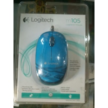 Logitech M 105 Kablolu Mouse Mavi