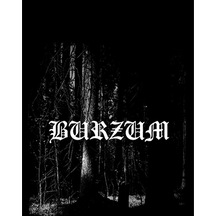 Zepplin Giyim Burzum Woods Büyük Sırt Patch Yama Siyah