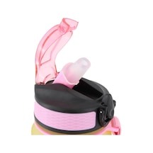 Otomatik Pipetli Su Matarası Yedek Kapağı 65mm Pembe Çok Renkli