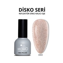 Momo Professional Disko Kalıcı Oje D004 Nude Pembe 10 Ml