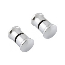 Duşa Kabin Topuz Yuvarlak Kulp Gümüş