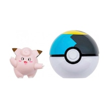 Pokemon Clip 'n' Go Poke Ball Ve Clefairy Figür Pkw4160 Marvel