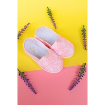 Dantelli Çocuk Keten Babet Ayakkabı-pembe-f-4001 Pembe Dantelli Çocuk Keten Babet Ayakkabı-pembe-f-4001 Pembe