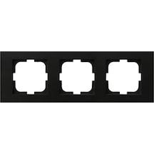 15 Adet Ovivo Grano Siyah Üçlü Çerçeve 15'li Paket