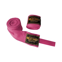 Leon Elastik Boks, Kick Boks Ve Muay Thai Bandajı 3,5 Metre  Pembe
