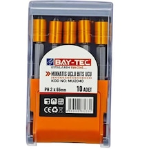 Eua Akkemik Baytech Mıknatıs Uçlu Bist Ucu Ph2x65 - 10 Adet