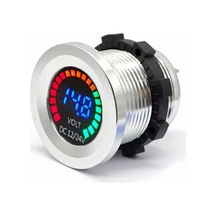 Mellifera 12v Voltmetre Metal Kasa