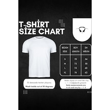 Minimal Kalp T-shirt - Beyaz Baskılı Oversize Bisiklet Yaka Kısa Kol Tişört Beyaz