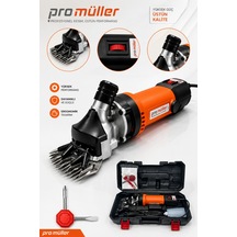 Pro Müller Profesyonel Çelik Şanzumanlı Bakır Sargılı Isınmaz Motor Çift Soğutmalı Sistem Koyun Kırkma Makinesi