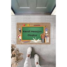 Dijital Baskı Kişiye Özel İç Kapı Dekorasyon Paspas Ps11240 Renkli