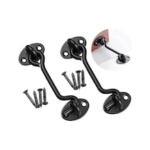 Kanca Ve Göz Mandalı Ahır Kapısı Mandalı, 2 Adet Hediye Paslanmaz