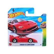 Hot Wheels Ferrari F40 Competizione - Hw Exotics Kırmızı 1/64 Diecast Model Araba Çok Renkli