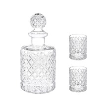 Glamis Şiler Model Lüx Karaf 2 Bardaklı Set