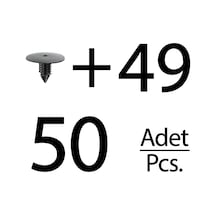 Renault Ve Dacia İçin Davlumbaz Klipsi- 50'li