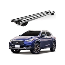 Kanca İnfinty Qx30 2016 Ve Sonrası Uyumlu Gri Kilitli Ara Atkı 120cm Port Bagaj Tavan Barı