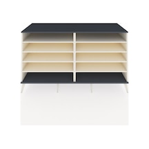 Kronos Konsol 8 Raflı 176x59x99 Aytaşı-antrasit/aytaşı Aytaşı-antrasit/aytaşı