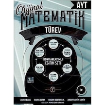 Orijinal Yayınları  Ayt Matematik Türev Konu Anlatımlı