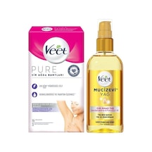 Veet Mucizevi Yağ Nemlendirici 100 ML + Pure Hipoalerjenik Bikini & Koltuk Altı Bölgesi Sir Ağda Bandı 16'lı