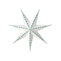 Ikea Stråla Abajur Başlığı, Beyaz-yeşil, 70 Cm, Yıldız