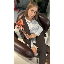 Premium Gabardin Ceket Pantolon Takım Acı Kahverengi