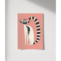 Çerçevesiz Poster Lemur Günlükleri