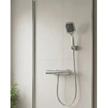 Hubrendy Tekno Çok Fonksiyonlu Siyah El Duşu Seti Spiral Hortum Ve Duş Askısı Banyo Duş Başlığı Diğer