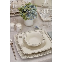 Karaca  Feya Cream 60 Parça 12 Kişilik Yemek Takımı