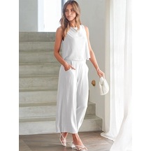 Barbora Keten Yazlık Yüksel Bel Capri Pantolon Sırt Detaylı Kolsuz İkili Takım Ln26ekru1 001 Barbora Keten Yazlık Yüksel Bel Capri Pantolon Sırt Detaylı Kolsuz İkili Takım Ln26ekru1 001