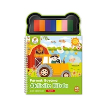 Lino Parmak Boyama Aktivite Kitabı Farm Lp-601 Çok Renkli