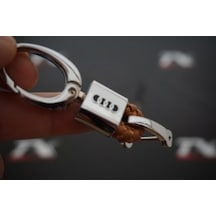 Audi Uyumlu Logo Stil Hasır Desen Anahtarlık K (321210006)