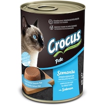 Crocus Yetişkin Kedi Somonlu Pate Yaş Mama 400 G