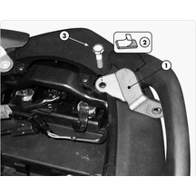 Gıvı Plx447kıt Kawasakı Versys 650 06-09 Yan Çanta Taşıyıcı Bağlantı Kiti Tek Renk