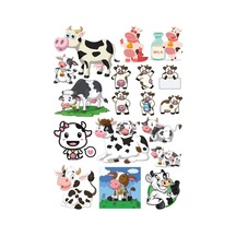 İnek Sticker Set-2 19 Parça Telefon, Tablet, Defter, Laptop Sticker