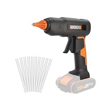 Worx Wx045.9 20volt 11mm Profesyonel Sıcak Mum Silikon Tabancası + 10 Silikon Akü Dahil Değildir Fr Wx045.9