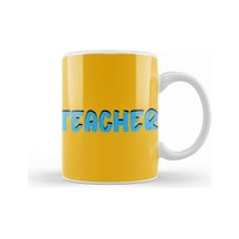 Teacher Gift Learning Inspire Science Student School Inspirational Kupa Bardak Porselen No14126 Karışık