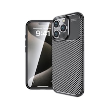 Apple İçin Uyumlu İphone 16 Pro Kılıf Negro Silikon Kapak Siyah