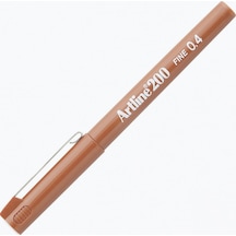 200 Fineliner Yazı Ve Çizim Kalemi 0,4mm Kayısı