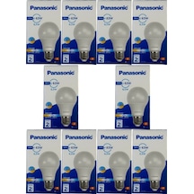 Panasonic 8,5w 63w 4000k Günışığı E27 Duylu Led Ampul 10 Adet