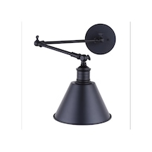 Rıolight Retro,rustik,vintage Siyah 1xe27 Duylu Hareketli Başlık Siyah