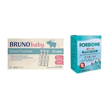Bruno Baby Serum Fizyolojik Damla 5 Ml X 20 Adet ve Forbiome Minies Damla 8 ml