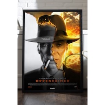 Oppenheimer Siyah Ahşap Çerçeveli Poster, Film Duvar Tablosu