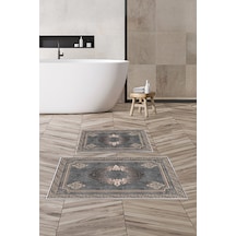 Alanur Trend Kaymaz Taban Dijital Banyo Takımı Kt485 Antrasit