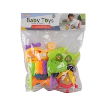Tg8422-7 Poşetli 6lı Çıngırak Seti Çok Renkli