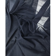 Lacivert Pamuk Vual 145x350cm-10700 Lacivert