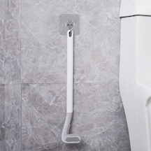 Porsima 1445 Beyaz Silikon Banyo Tuvalet Klozet Temizleme Fırçası