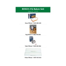 Bosch 4'lü Filtre Bakım Seti Peugeot 301 1.6 Hdı 90 92 Hp 2012 Sonrası Hava Yağ Yakıt Polen
