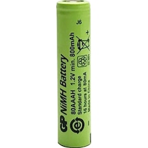 AYT Ticaret HT-101 GP 80AAAH 1.2V 800MAH DÜZ KAFA ŞARJLI AAA İNCE KALEM PİL