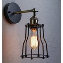 Mylights Retor Rustik Mafes Hareketli Aplik Duvar Lambası Diğer