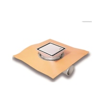 Hüppe Masterv Yalıtımlı Noktasal Su Gideri 10x10 Mat Yandan Çıkışlı 47h0026000000025