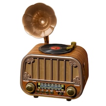 Ultratekno Md-1318bt Gramofon Tasarım Bluetooth Hoparlör + Fm/am/sw Nostaljik Radyo